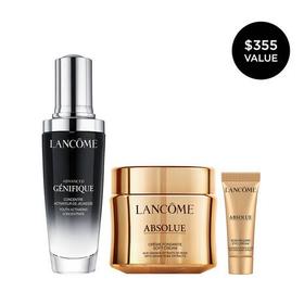 都是正装！Lancome 菁纯soft套装 面霜60ml+小黑瓶50ml+眼霜3ml 相当于6折