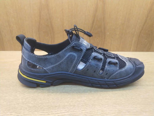 2021豪行夏季新款男鞋11207233平底舒适休闲真皮透气沙滩凉鞋正品 商品图2