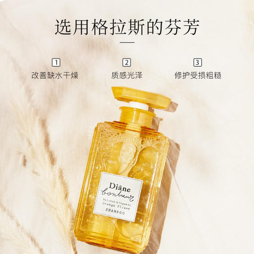 日本黛丝恩 （Moist Diane）田萃系列柏娜露橙花滋润亮泽型洗发水500ml 商品图1