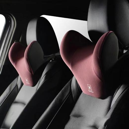 【“牛”气十足 新一代汽车头枕】汽车头枕记忆棉护颈枕头车用座椅脖子靠枕车载U型颈椎枕批发 商品图1