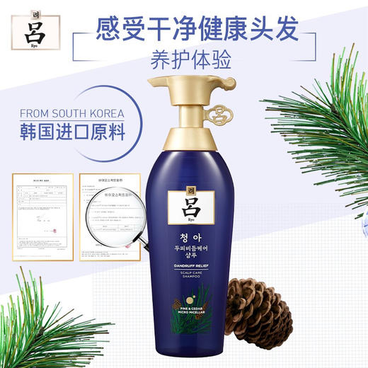 吕(Ryo)洗发水蓝吕深层清洁去屑止痒无硅油洗发水400ml男士女士通用 商品图4