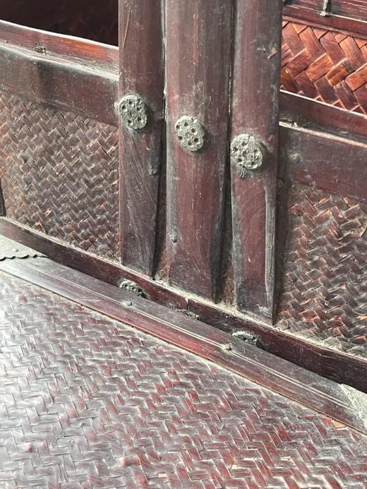 竹编髹漆双层提梁食盒，顺丰包邮 商品图3