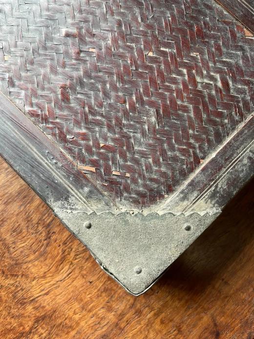 竹编髹漆双层提梁食盒，顺丰包邮 商品图4