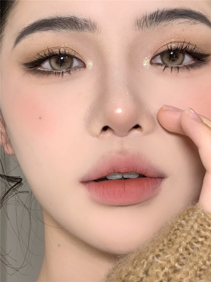 SERLTYCA年抛隐形眼镜 K4焦糖奶茶14.5mm 1副/2片-VVCON美瞳网12