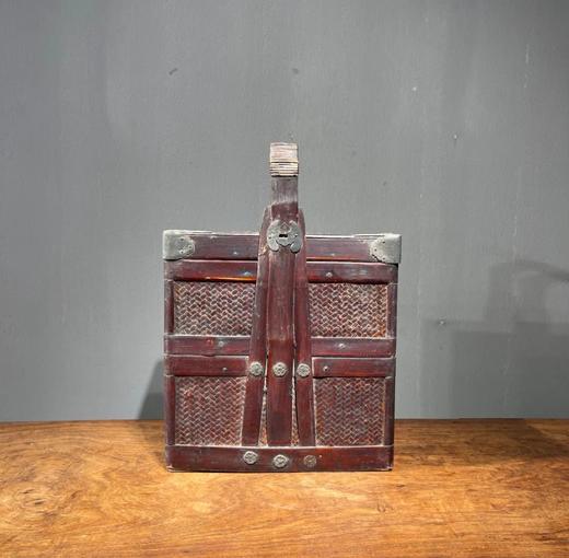 竹编髹漆双层提梁食盒，顺丰包邮 商品图12