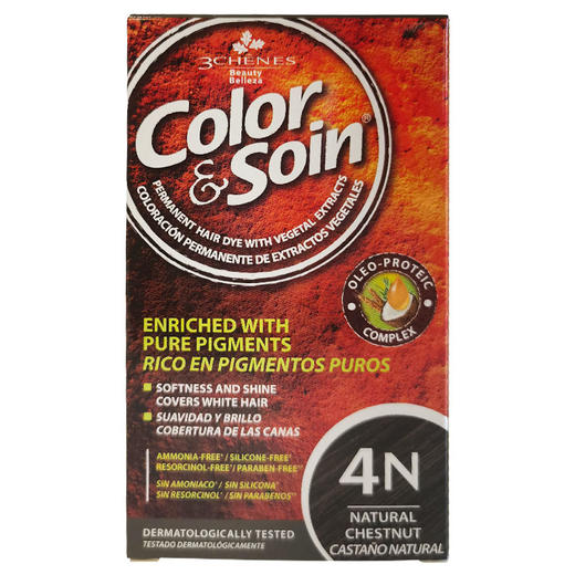 三橡树品牌正品染发剂植物天然无刺激孕妇自己在纯家染头发膏遮白 商品图3