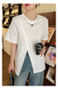（清仓现货）【社群供W】项链开衩T恤 商品缩略图3