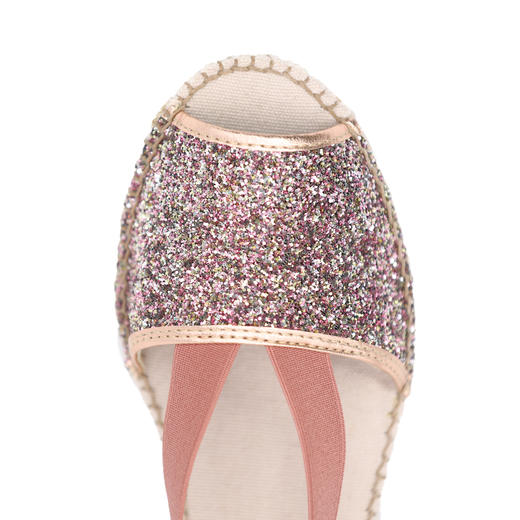 西班牙原产手工制作时尚轻便超舒适女款草编鞋 255GL-裸粉色 商品图5