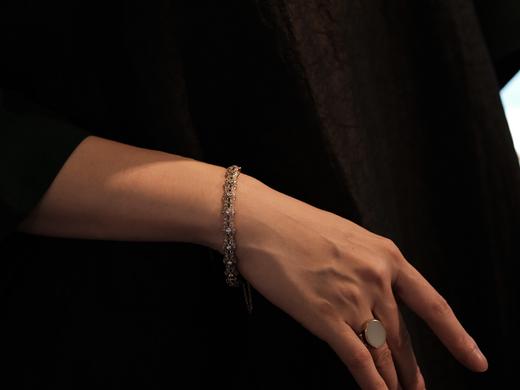 爱德华风格祖母绿钻石手链 商品图4