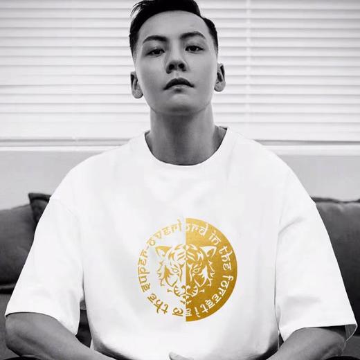 【新疆长绒棉】港风纯棉短袖男t恤ins潮牌宽松百搭学生男士体恤 商品图2