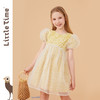 littletime女童碎花连衣裙夏季短袖2022新款洋气小清新女孩夏装裙 商品缩略图4