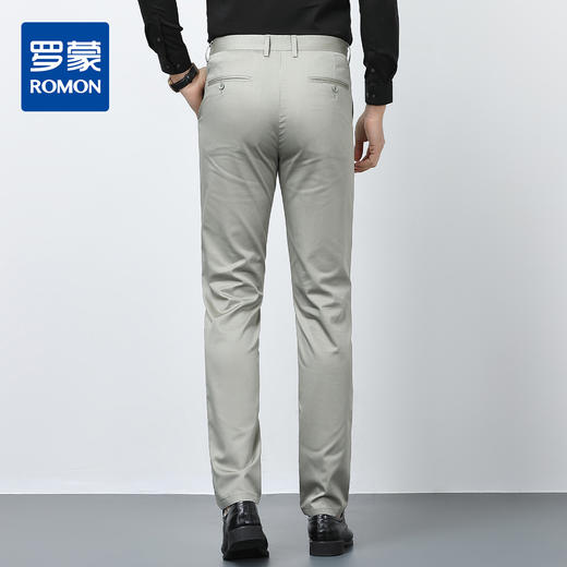 【棉质混纺】罗蒙春夏男装休闲西裤男士商务正装通勤百搭休闲裤男长裤 商品图5