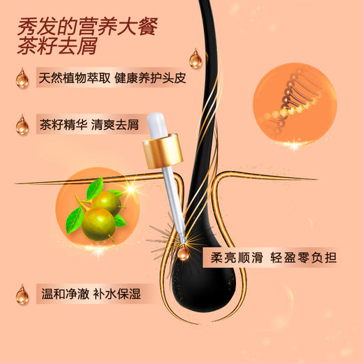 滋源茶籽洗发水535ml*2瓶 商品图4