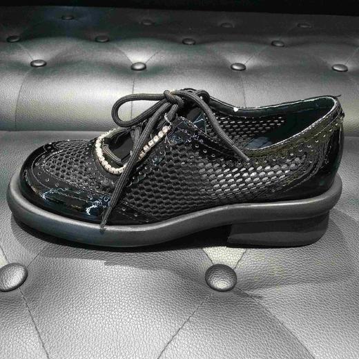 LFGJ 13903 复古超轻泡发底闪钻网眼鞋 商品图1