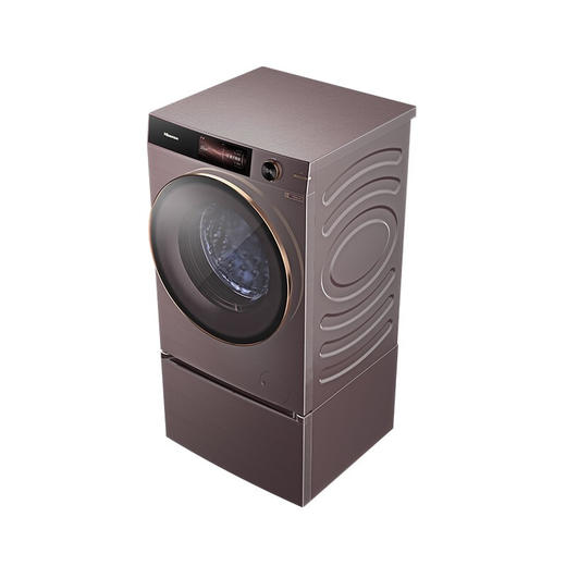 海信(Hisense)璀璨系列10公斤变频滚筒洗衣 免熨除菌超薄自动投放离子蒸烫洗直驱XQG100-BH148DC1 商品图4