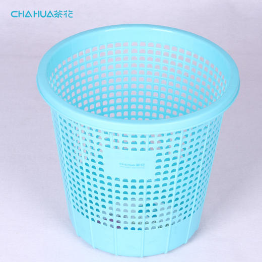 茶花 废纸篓垃圾桶25CM 颜色随机 商品图0