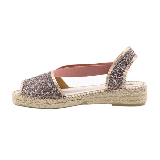 西班牙原产手工制作时尚轻便超舒适女款草编鞋 255GL-裸粉色 商品图1