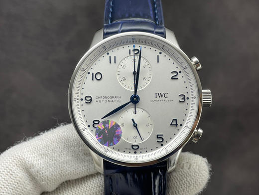 ZF万guo葡计IW371605（2019年大改款葡计）。尺寸41mmX13mm，皮表带，自动机械机芯，男士手表，透底 商品图11