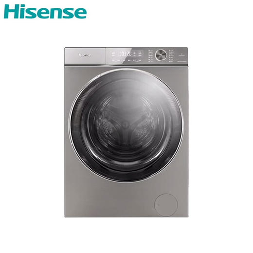 海信(Hisense) 10公斤 滚筒洗衣机 洗烘一体机微蒸烘XQG100-UH1406YD星泽银 XQG100-UH1406YD 商品图1