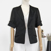 FOCALS福柯斯夏季新款半袖一粒扣纯色修身休闲西服外套FRRBB176 商品缩略图0