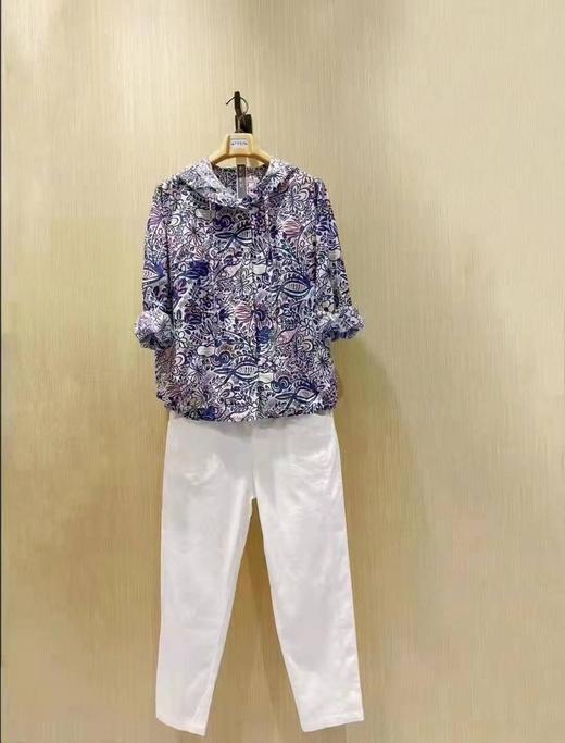 3楼 无色无味女装棉和桑蚕丝衬衫 商品图0