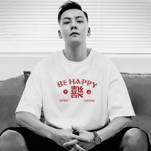 【新疆长绒棉】港风纯棉短袖男t恤ins潮牌宽松百搭学生男士体恤 商品图3