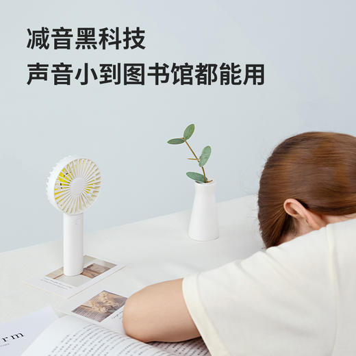 几素小风扇手持便携式随身小型迷你usb充电款手拿学生宿舍办公室桌面电风扇超静音大风力宝宝吹饭吹辅食夏天 商品图5