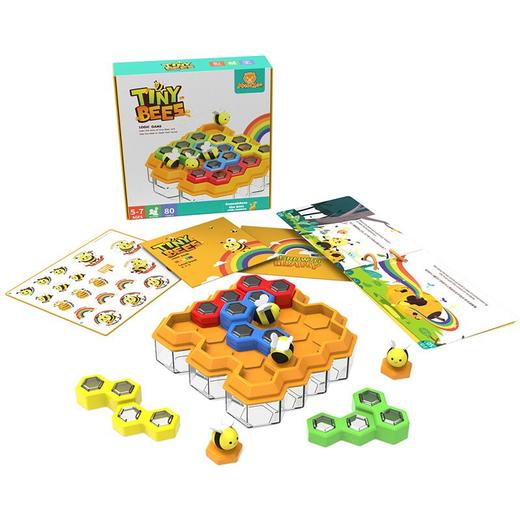 澳大利亚MuseZoo儿童益智桌游 构建几何闯关游戏 蜜蜂总动员 5岁以上 商品图1