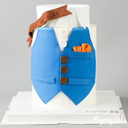 3952【提前一天预定】“翻糖工艺·绅士风西装马甲” 商品图1