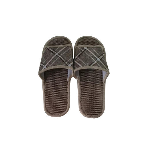 大斜格厚底拖鞋 商品图0