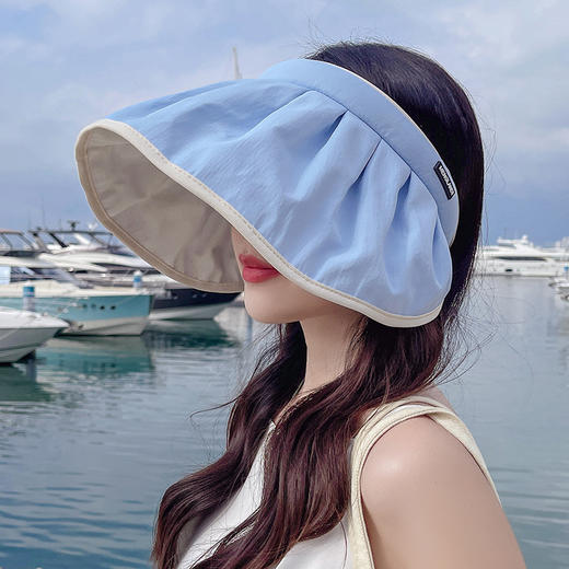 JC-I1-M1693（升级版冰感贝壳帽）蕉下贝壳帽女夏天户外大沿遮阳帽高倍遮脸太阳帽工厂 商品图1