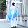 CJH-1221走秀复古优雅中国风大气舞台表演改良版演出服长款旗袍连衣裙 商品缩略图5