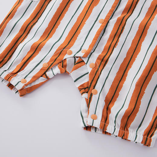 英氏男宝宝哈衣夏季无袖薄款连体衣2022新款夏装爬服YRHBJ22294A 商品图5