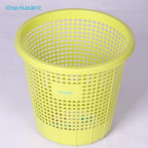 茶花 废纸篓垃圾桶25CM 颜色随机 商品图1
