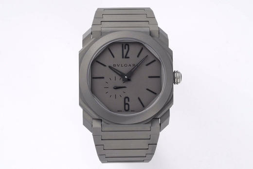 宝格丽2018新款OCTO Finissimo魅力男士41毫米的镀铑玫瑰金/精钢/钛喷砂三种表壳 商品图10