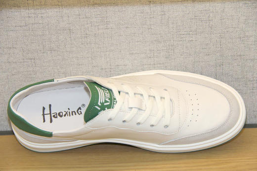 豪行春新款11195888小白鞋男士潮流透气百搭青年时尚休闲运动板鞋 专柜正品 商品图4