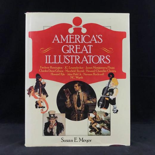 美国伟大插画家作品图集（1987） 417幅插图（186幅彩色） 精装8开 商品图0