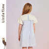 littletime女童纯棉娃娃领连衣裙泡泡袖2022夏季新款韩版女孩裙子 商品缩略图2