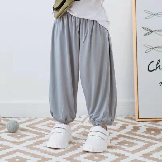 【轻薄凉爽 防蚊防晒】儿童防蚊裤夏季女男童裤子纯色打底裤宽松束脚弹力大儿童裤子 商品图0