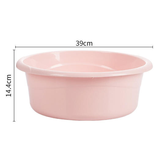 茶花 洗脸盆洗衣服时尚通用盆32cm35cm39cm茶花方形塑料盆32cm脚盆洗PP新生婴儿童大小脸盆洗菜盆 商品图8