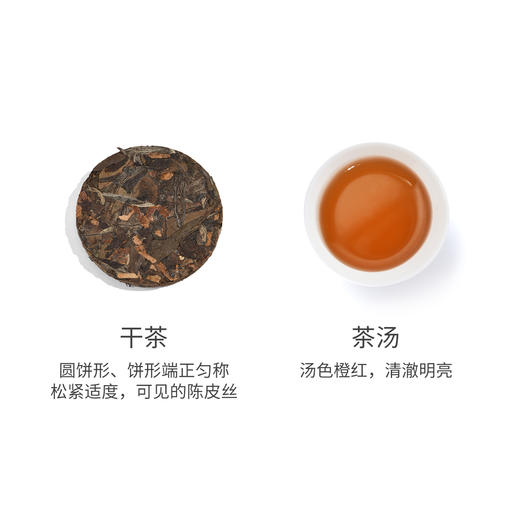小罐茶陈皮组合茶普洱茶寿眉白茶紧压36饼茶茶叶礼盒装180g 商品图2