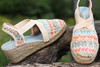 西班牙原产手工制作时尚轻便超舒适女款草编鞋 301HK-彩虹色 商品缩略图8