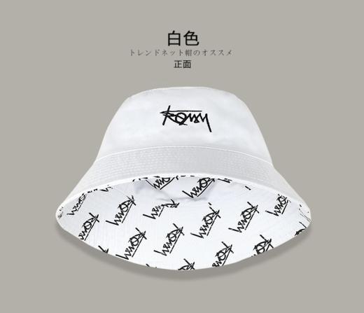 【夏日印花渔夫帽 双面可戴】大头围渔夫帽子男潮春夏日系水桶帽女显脸小遮阳帽儿童盆帽 商品图7
