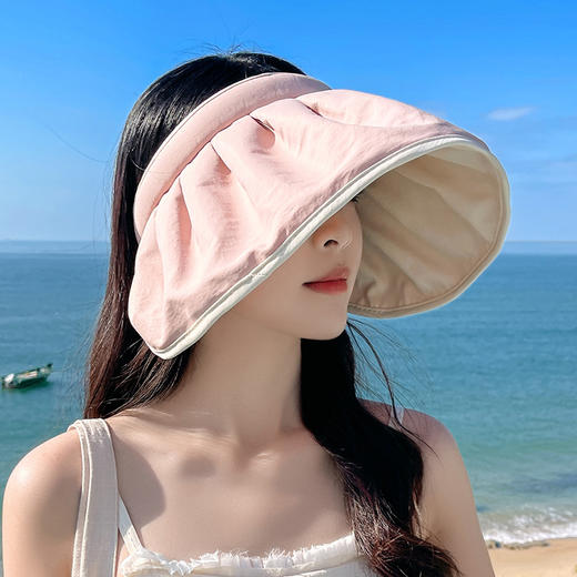 JC-I1-M1693（升级版冰感贝壳帽）蕉下贝壳帽女夏天户外大沿遮阳帽高倍遮脸太阳帽工厂 商品图2