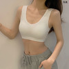 黛唯梵 纯棉少女文胸抹胸防走光初高中学生运动内衣女一体式防震U型美背 商品缩略图9