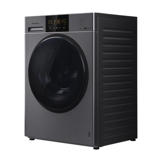 松下全自动滚筒洗烘一体洗衣机XQG100-EG10C 智能烘干防皱 高温除菌 空气洗 三维立体洗 泡沫净 桶洗净 不锈钢内筒10kg 悦目银  空气洗 商品图3