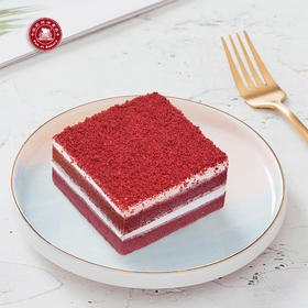 红丝绒方方蛋糕