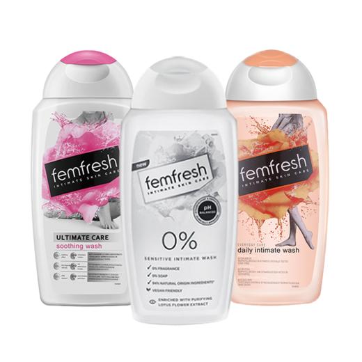 英国芳芯femfresh私密处洗护液抑菌止痒去异味女性私处清洁护理液 商品图1