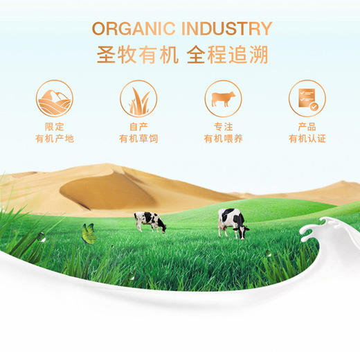 圣牧有机纯牛奶名醇250ml*10盒 沙漠绿洲有机生牛乳 日期新鲜-CY 商品图2