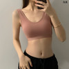 黛唯梵 纯棉少女文胸抹胸防走光初高中学生运动内衣女一体式防震U型美背 商品缩略图8